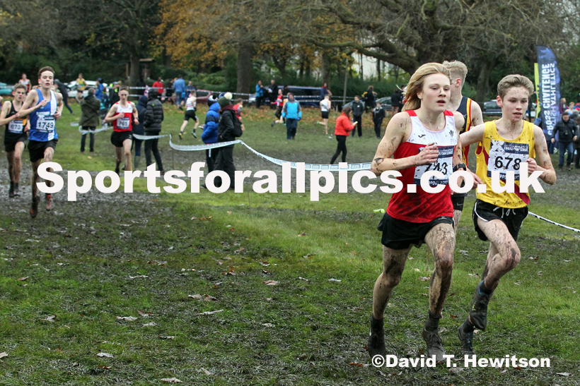 Mens under-17s, 2019 European Cross Country Trials and British Cross Challenge, Sefton Park, Liverpool.  Photo: David T. Hewitson/Sports for All Pics